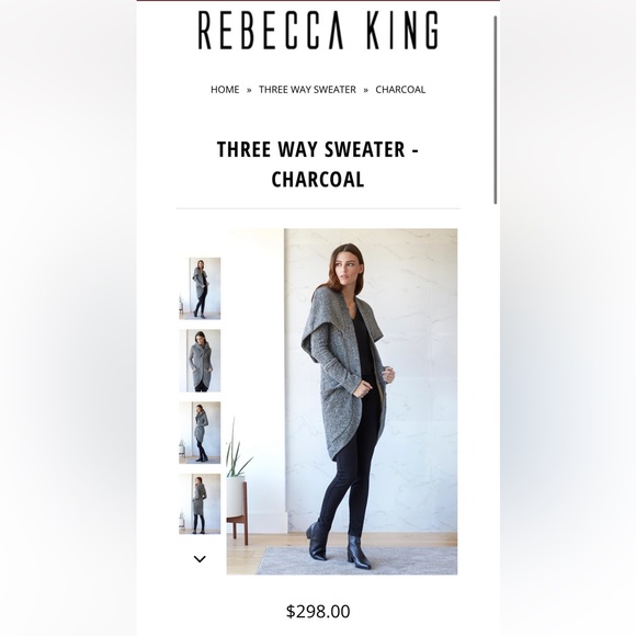 ♡ Rebecca King Three Way Sweater - Picture 6 of 16